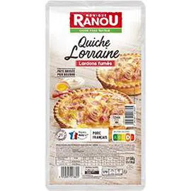MONIQUE RANOU Quiche Lorraine lardons fumés 2x130g
