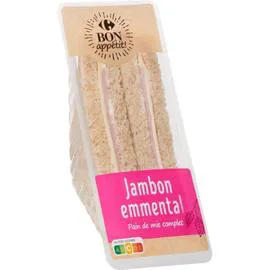 CARREFOUR BON APPÉTIT Sandwich jambon emmental 145g