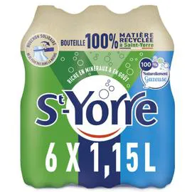 VICHY ST YORRE Eau gazeuse minérale naturelle 6x1,15l