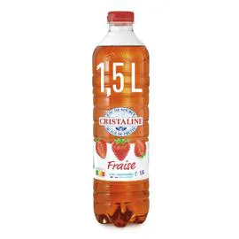 CRISTALINE Eau aromatisée fraise 1,5l