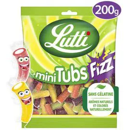 LUTTI Mini Tubs Fizz Sans Gélatine 200g