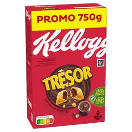 KELLOGG'S Céréales Trésor Chocolat Noisette 750g