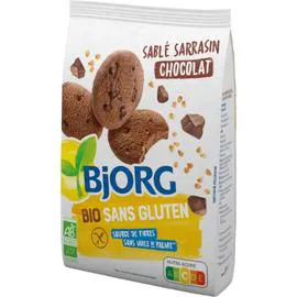 BJORG Biscuits sablé sarrasin chocolat bio sans gluten 250g