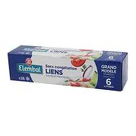 MARQUE REPÈRE, ELEMBAL Sacs congélation Grand modèle x25 x25