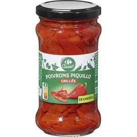 CARREFOUR CLASSIC' Poivrons Piquillo grillés en lanières 225g