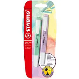 STABILO Surligneur Swing Cool pastel x2