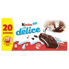 KINDER Gâteaux enrobés au caco et fourrés au lait 780g