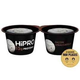 DANONE, HIPRO Yaourt protéiné Façon stracciatella 2x160g