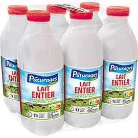 PÂTURAGES Lait entier 4x1,5l
