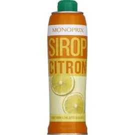 MONOPRIX Sirop de citron à diluer 75cl