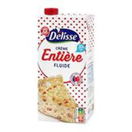 MARQUE REPÈRE, DÉLISSE Crème entière fluide UHT - Brique 30% MG 1l