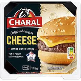 CHARAL Cheeseburger Viande Bovine française 145g