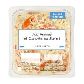MIX BUFFET Salade de surimi ananas et carotte 800g