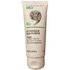LA BEAUTÉ BIO Masque visage argile purifiant 100ml