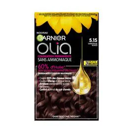 GARNIER, OLIA Coloration Cheveux Permanente Sans Amoniaque 5.15 Chocolat Glacé l'unité