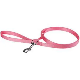 ANIMALIS Laisse Basic 15mm et 120cm pour Chien Rose 50g