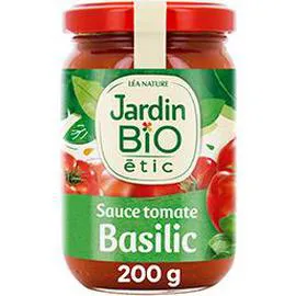 LÉA NATURE, JARDIN BIO ÉTIC Sauce tomate' Bio Basilic 200g