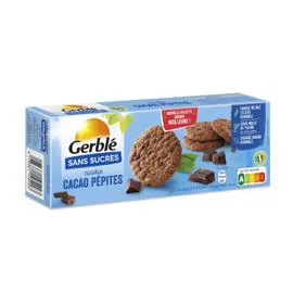 GERBLÉ Cookies Cookies sans sucre 130g