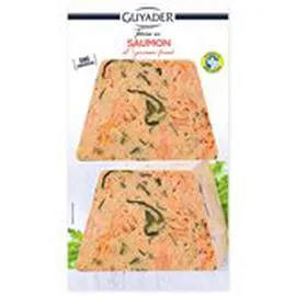 GUYADER Terrines saumon 2x60g