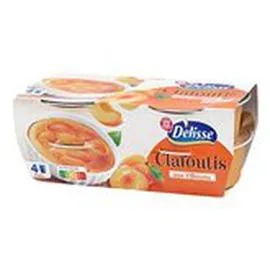 MARQUE REPÈRE, DÉLISSE Clafoutis Abricot 4x85g