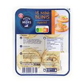 MARQUE REPÈRE, RONDE DES MERS Mini blinis x16 135g