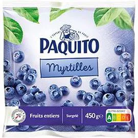 PAQUITO Myrtilles fruits entiers 450g