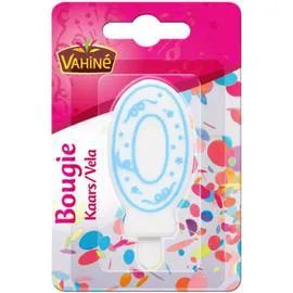 VAHINÉ Bougie anniversaire n° 0 l'unité