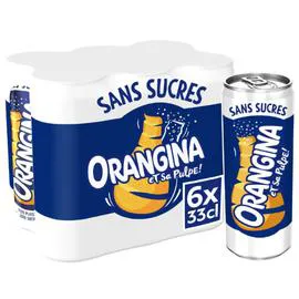 ORANGINA Soda light à l'orange 6x33cl
