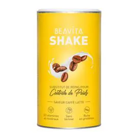 BEAVITA Shake subtitut de repas pour contrôle de poids saveur caffé latte 648g