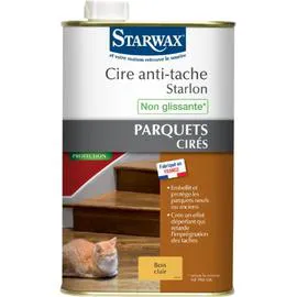STARWAX Cire Antitaches Bois Clairs 1l
