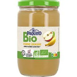 PAQUITO BIO Purée de pomme banane sans sucres ajoutés BIO 680g