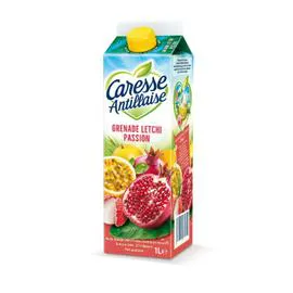 CARESSE ANTILLAISE Jus grenade letchi passion 1l