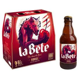 LA BÊTE Bière Rouge 6x25cl