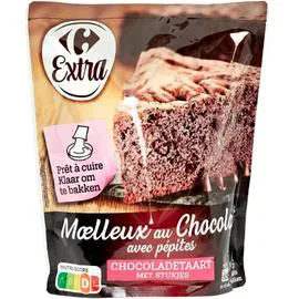 CARREFOUR EXTRA Préparation gâteau moelleux chocolat 500g