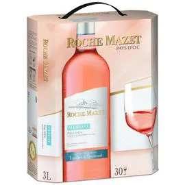 ROCHE MAZET Vin rosé merlot Pays d'Oc 3l