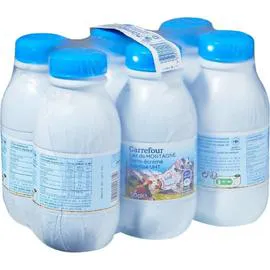 CARREFOUR Lait Demi-Ecreme Stérilisé UHT de Montagne 6x50cl