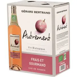 GÉRARD BERTRAND Vin Rosé Languedoc Roussillon Vin de France Autrement Bio 3l