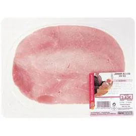 NOTRE SÉLECTION Jambon cuit supérieur allégé en sel, découenné dégraissé 220g 