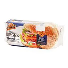 MARQUE REPÈRE, ÉPI D'OR Pain pour hamburger Geant x4 330g