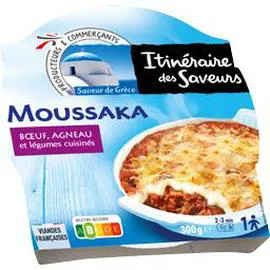 ITINÉRAIRE DES SAVEURS Saveur de Grèce - Moussaka boeuf agneau 300g