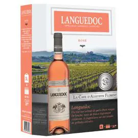 LA CAVE D'AUGUSTIN FLORENT Vin Rosé Languedoc Roussillon AOP Languedoc 3l