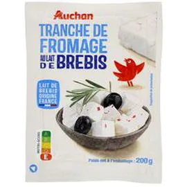 AUCHAN Fromage de brebis en tranche 200g