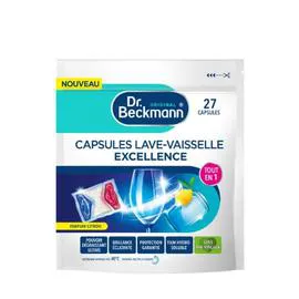 DR BECKMANN Capsules Lave Vaisselle tout en 1 au Citron x27