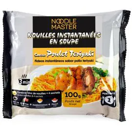 NOODLE MASTER Nouilles instantanées soupe poulet Teriyaki 100g