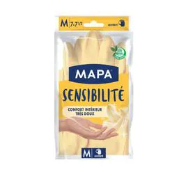 MAPA Gants latex satinée taille M l'unité