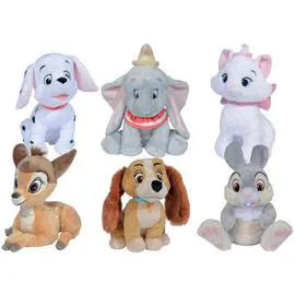 NICOTOY Peluche Animaux Disney® 25 cm l'unité
