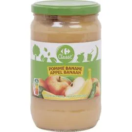CARREFOUR CLASSIC' Compote pommes bananes 710g