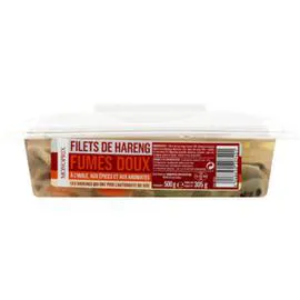 MONOPRIX Filets de hareng fumés doux 500g