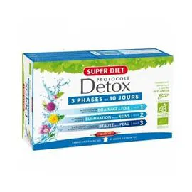 SUPER DIET Protocole Détox Bio Ampoule x30 762ml