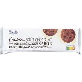 CARREFOUR SIMPL Cookies goût chocolat pépites chocolat 200g